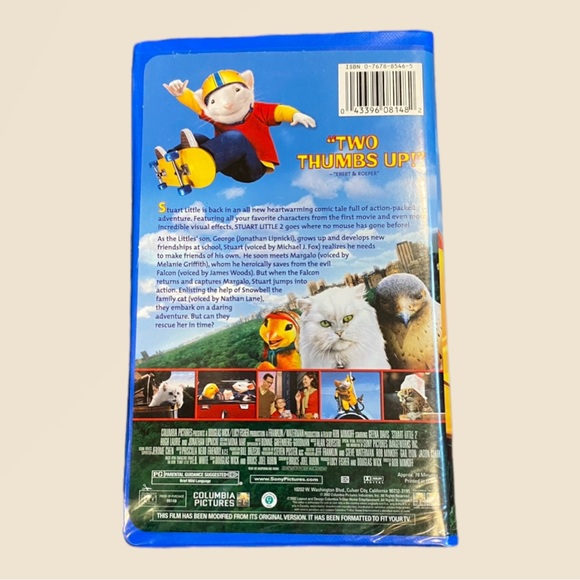Stuart Little 2 (VHS, 2002, Clamshell) - Picture 3 of 3